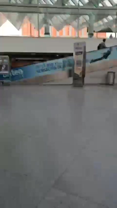Continue through the upper lobby