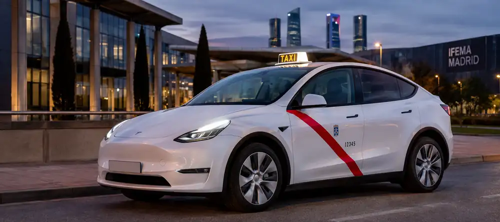 Tesla Model Y Madrid Taxi
