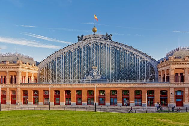 Taxi pickup point at Atocha
