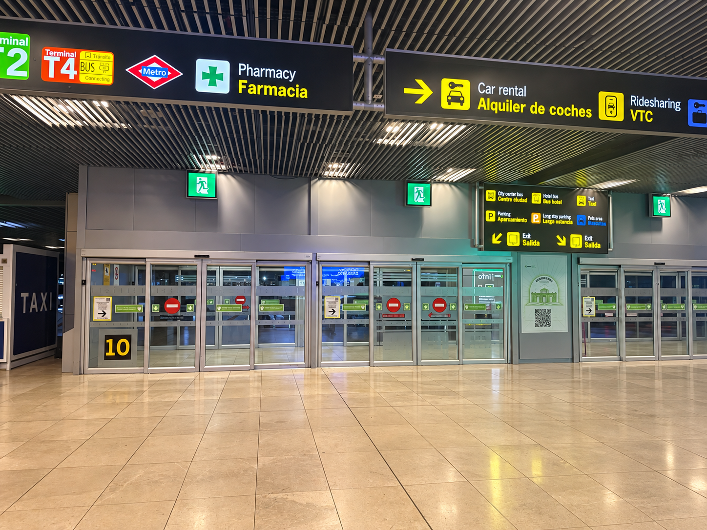 Interior Terminal 1 Sala 01 Aeropuerto Madrid