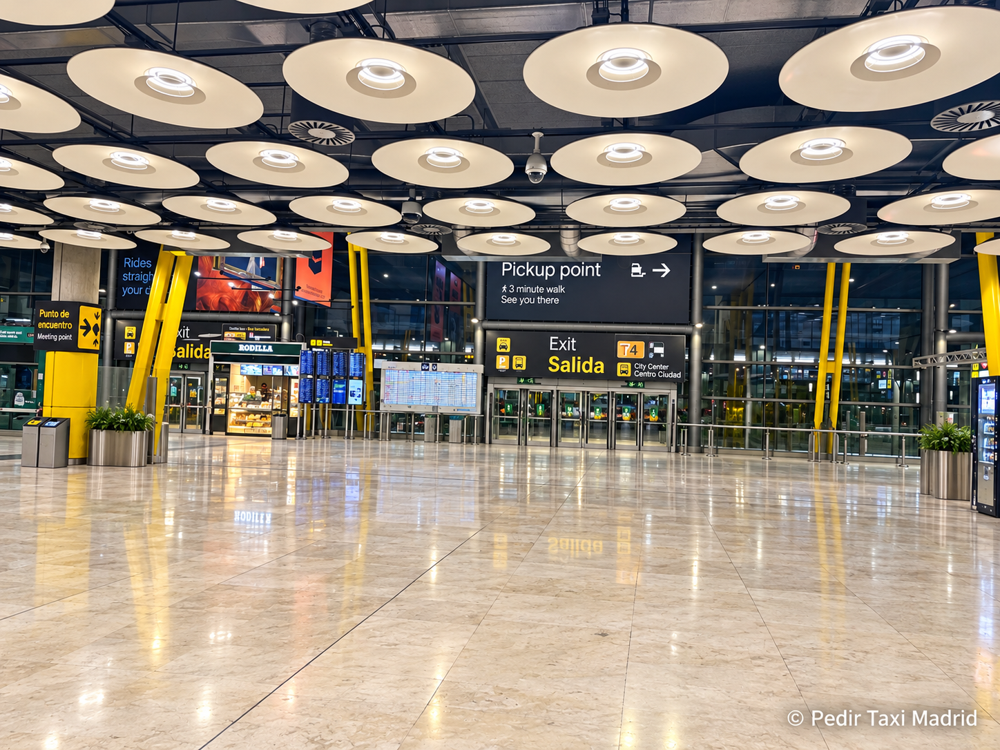 Vestíbulo de llegadas Terminal 4 Madrid-Barajas