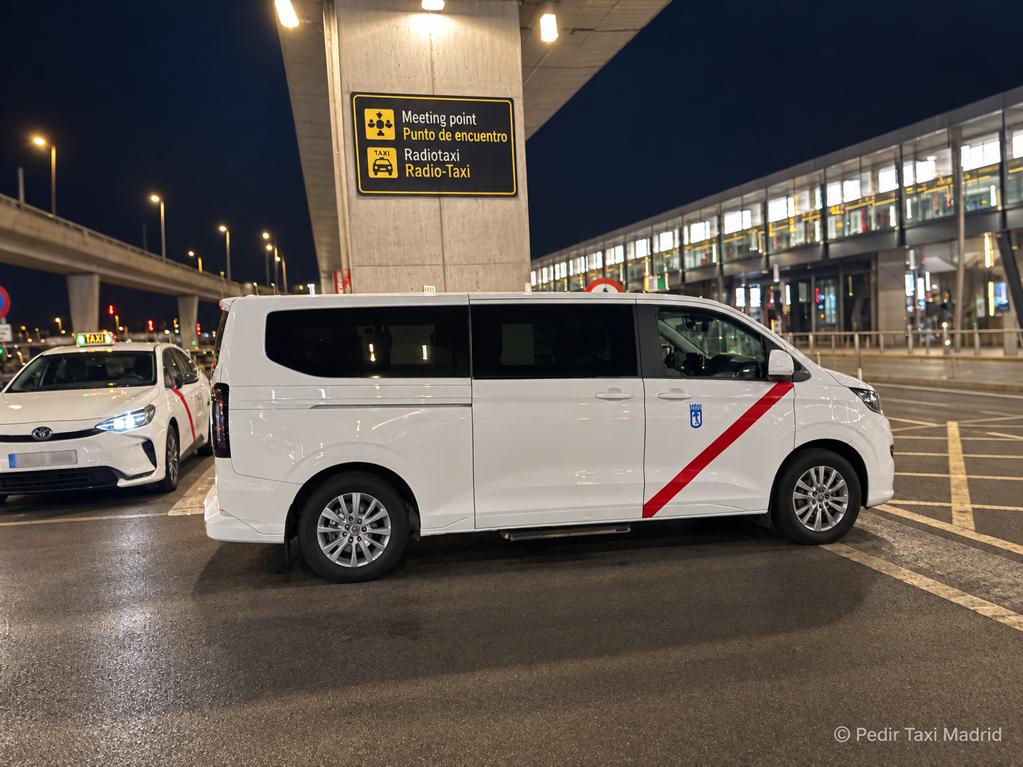 Punto de encuentro Radio Taxi Terminal 4 Madrid-Barajas